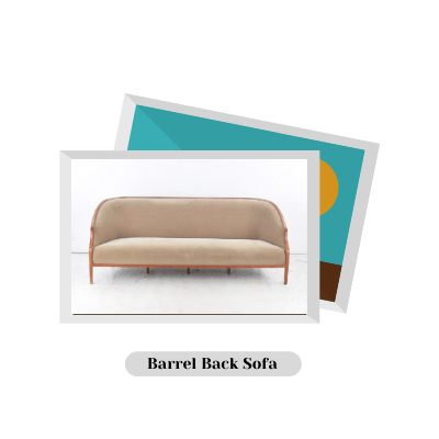 Barrel Back Sofa
